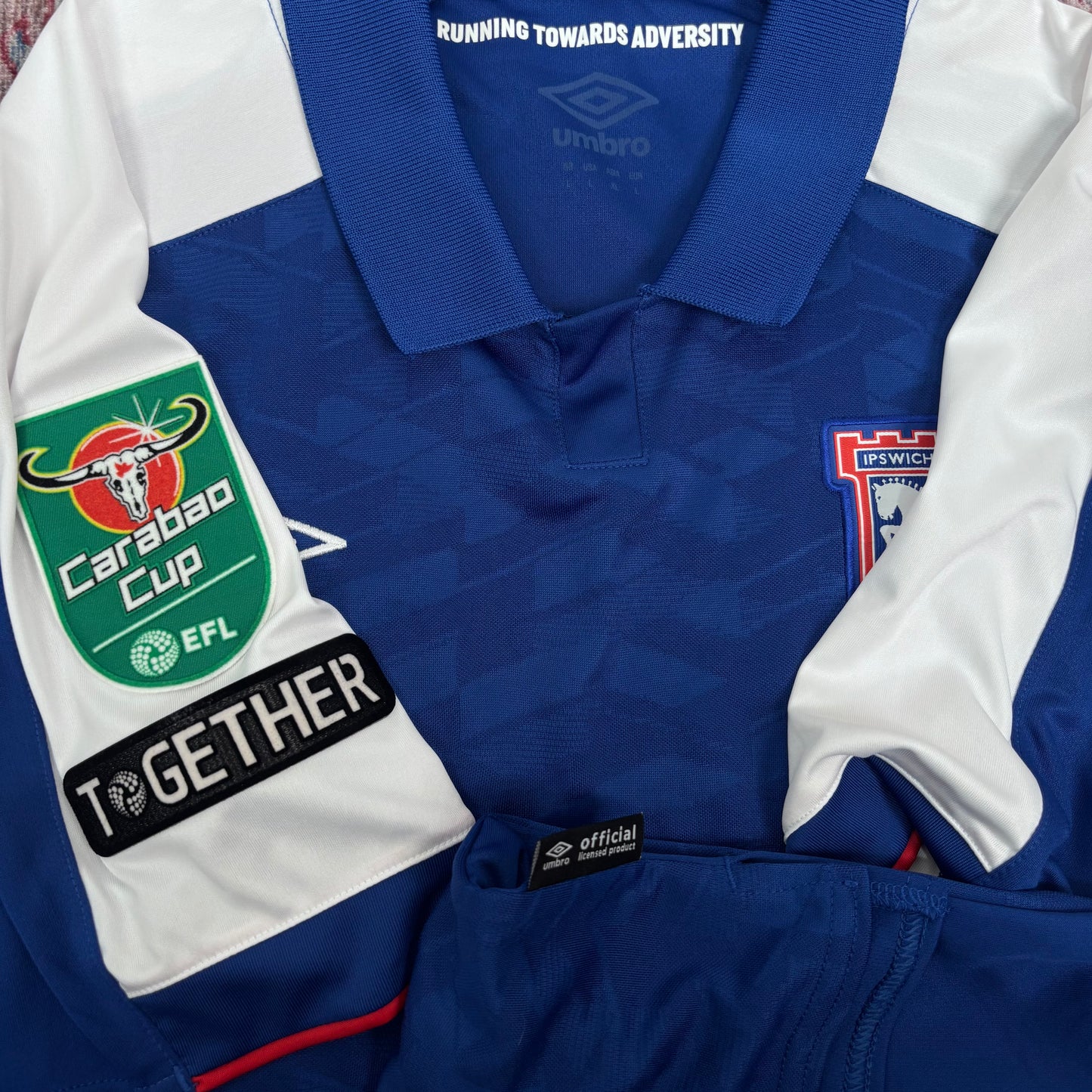 2023/24 Ipswich Town Home Shirt - Baggott - L