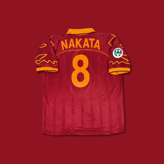 1998/99 AS Roma Home Shirt - Nakata - XL