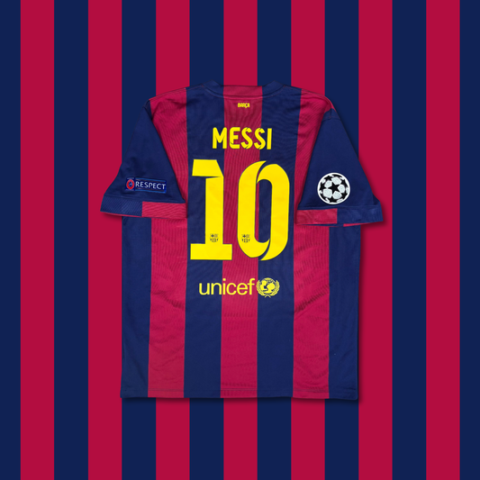 2014/15 Barcelona Home Shirt - Messi - XL