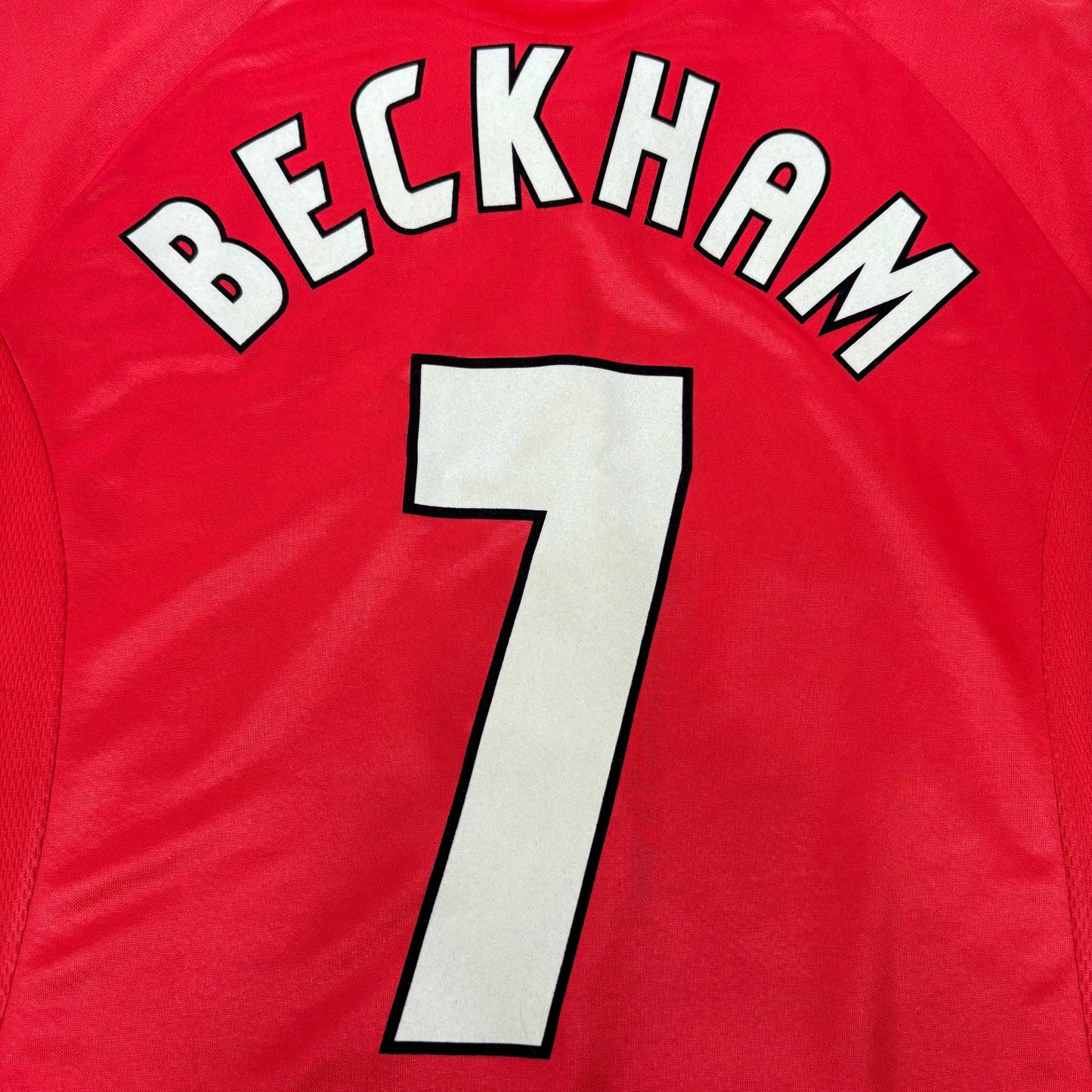 1998/99 Manchester United Home Cup Shirt - Beckham - L