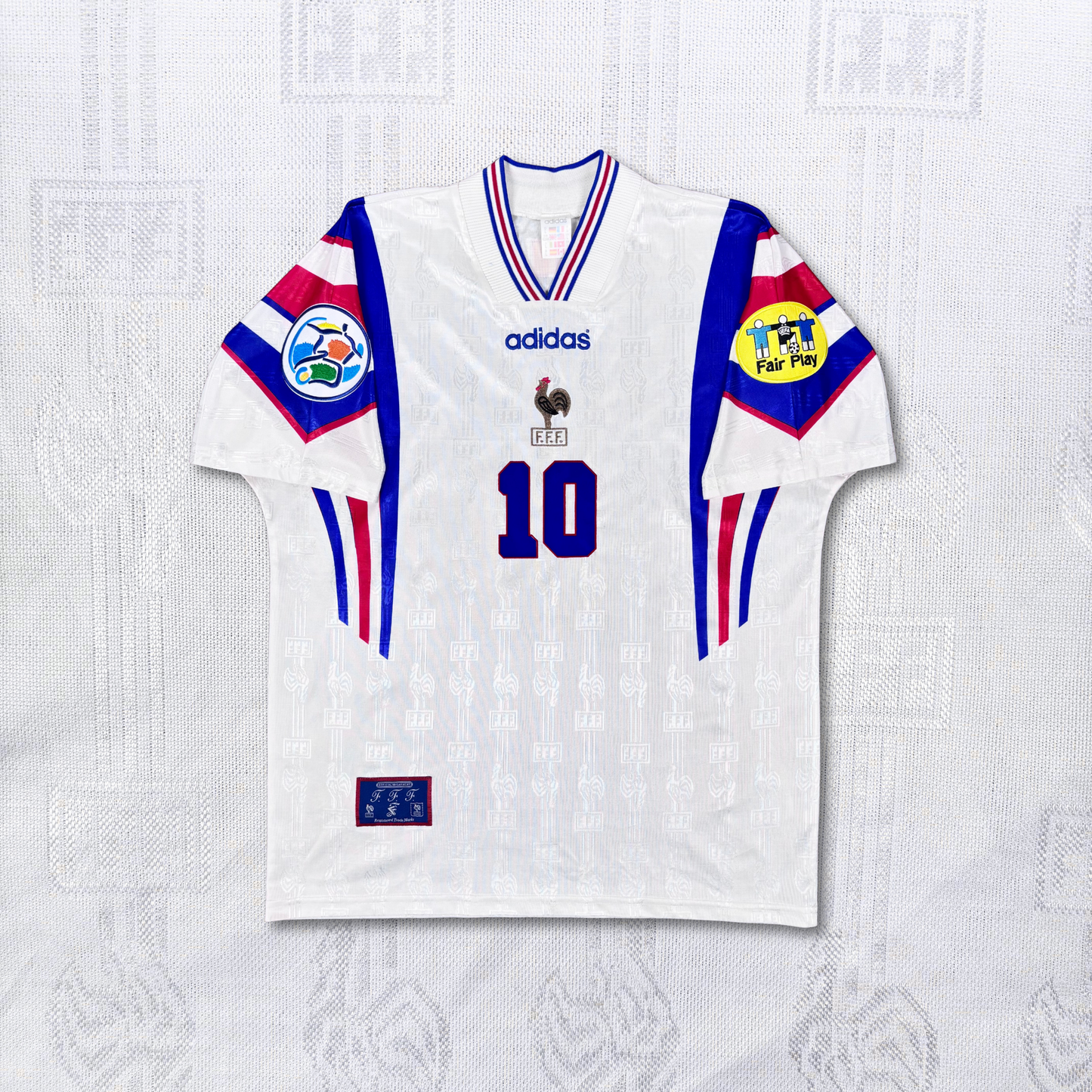 1996/97 France Away Shirt - Zidane - L