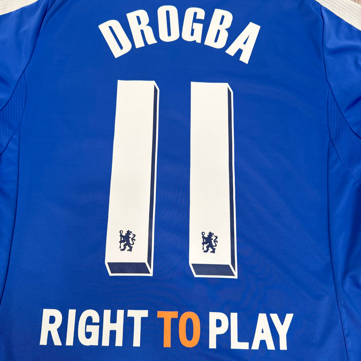 2011/12 Chelsea Home Shirt - Drogba - M