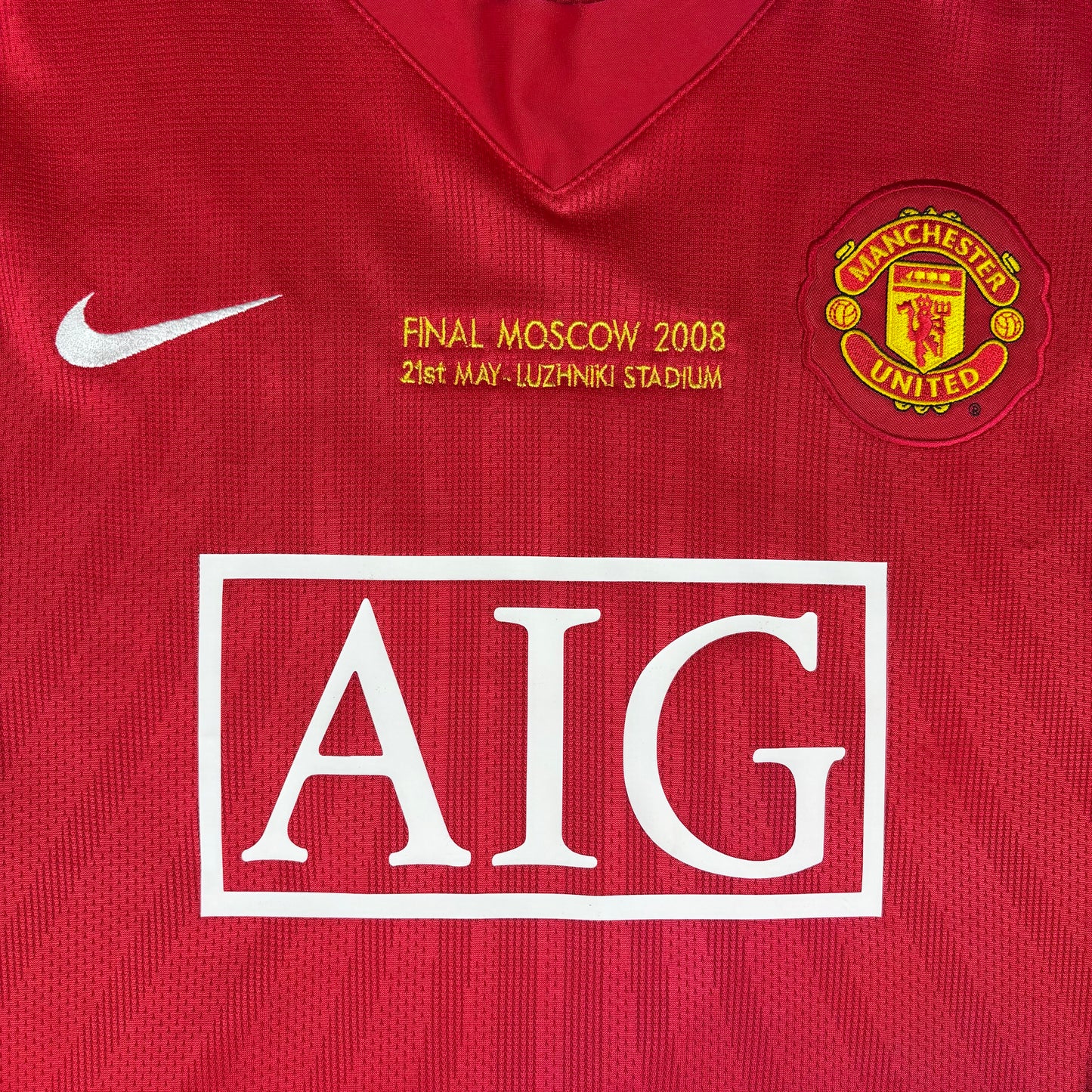 2007/08 Manchester United Home Longsleeve Shirt - Ronaldo - XL