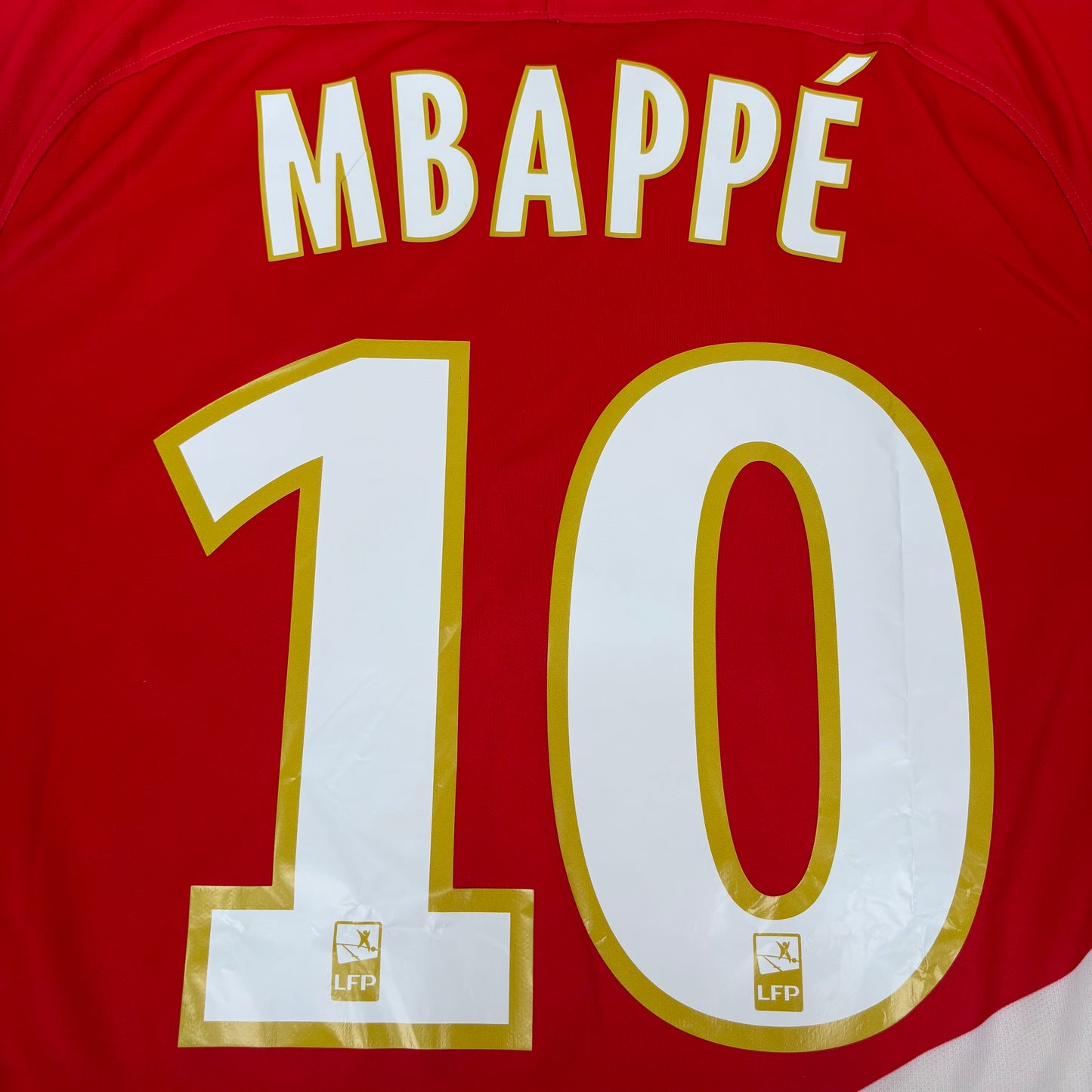 2017/18 AS Monaco Home Shirt - Mbappe - L