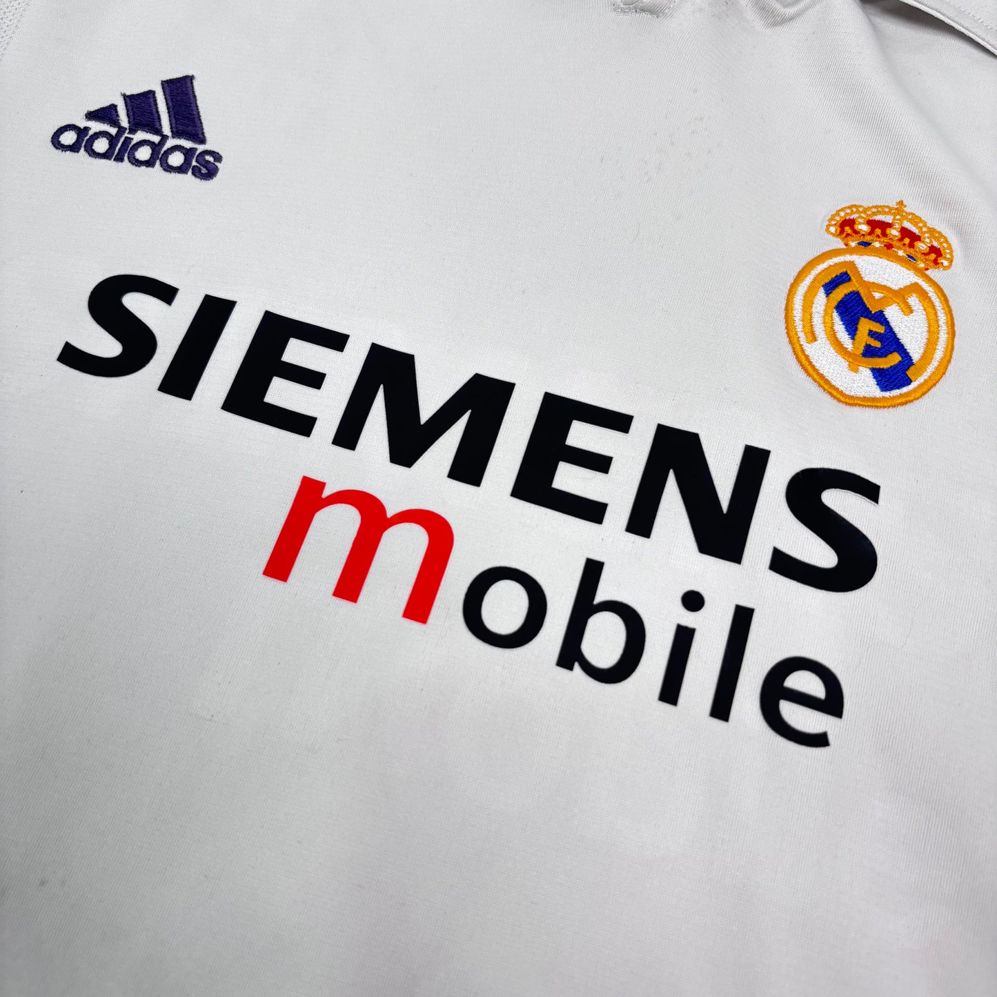 2002/03 Real Madrid Home Longsleeve Shirt - Zidane - L