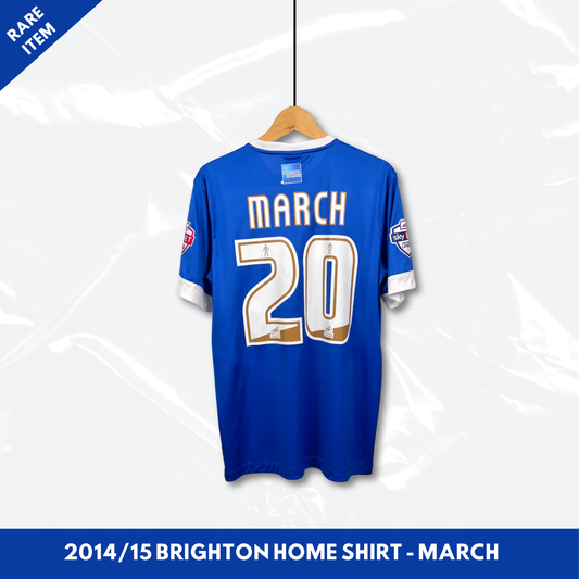 2014/15 Brighton Hove and Albion Home Shirt - March - M