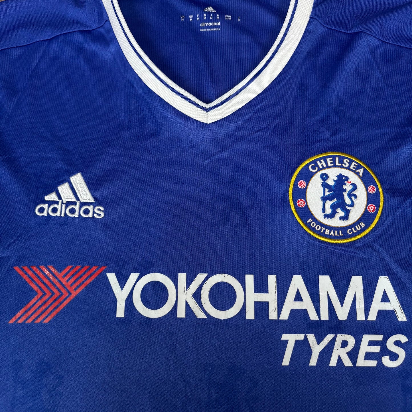 2016/17 Chelsea Home Shirt - Hazard - M