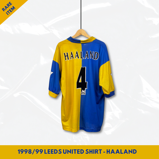 1998/99 Leeds United Away Shirt - Haaland - XL