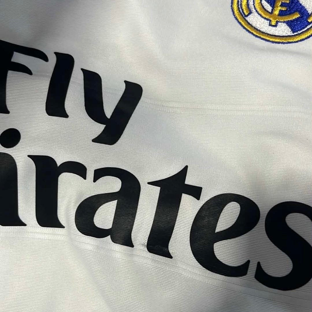 2013/14 Real Madrid Home Longsleeve Shirt - Sergio Ramos - L