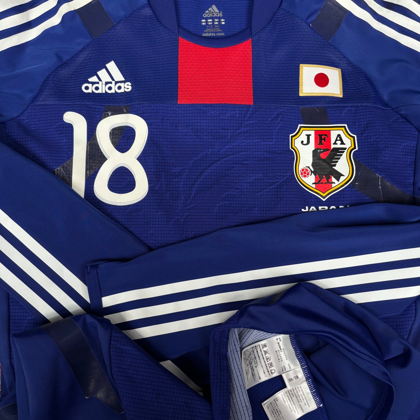 2010/11 Japan Home Longsleeve Shirt - Honda - XXL - Player Issue