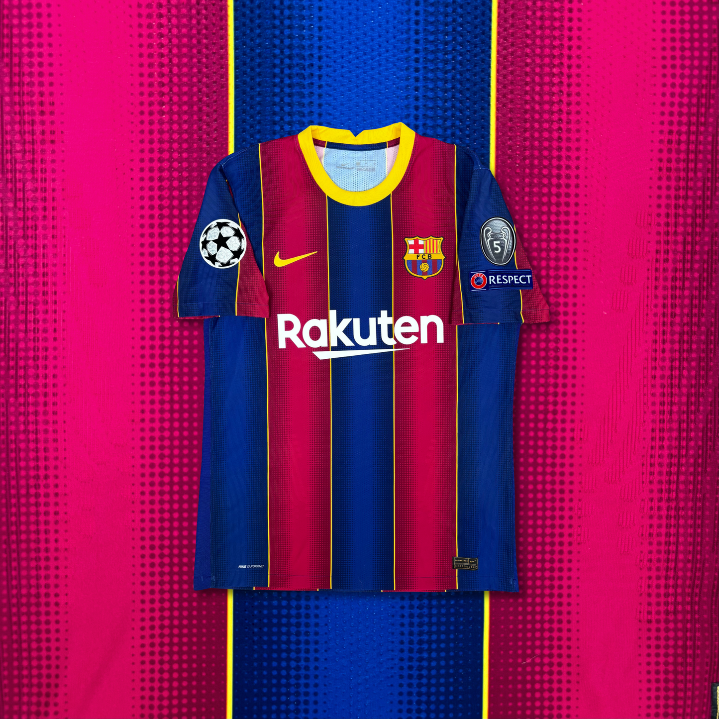 2020/21 Barcelona Home Shirt - Player Issue - Messi - M