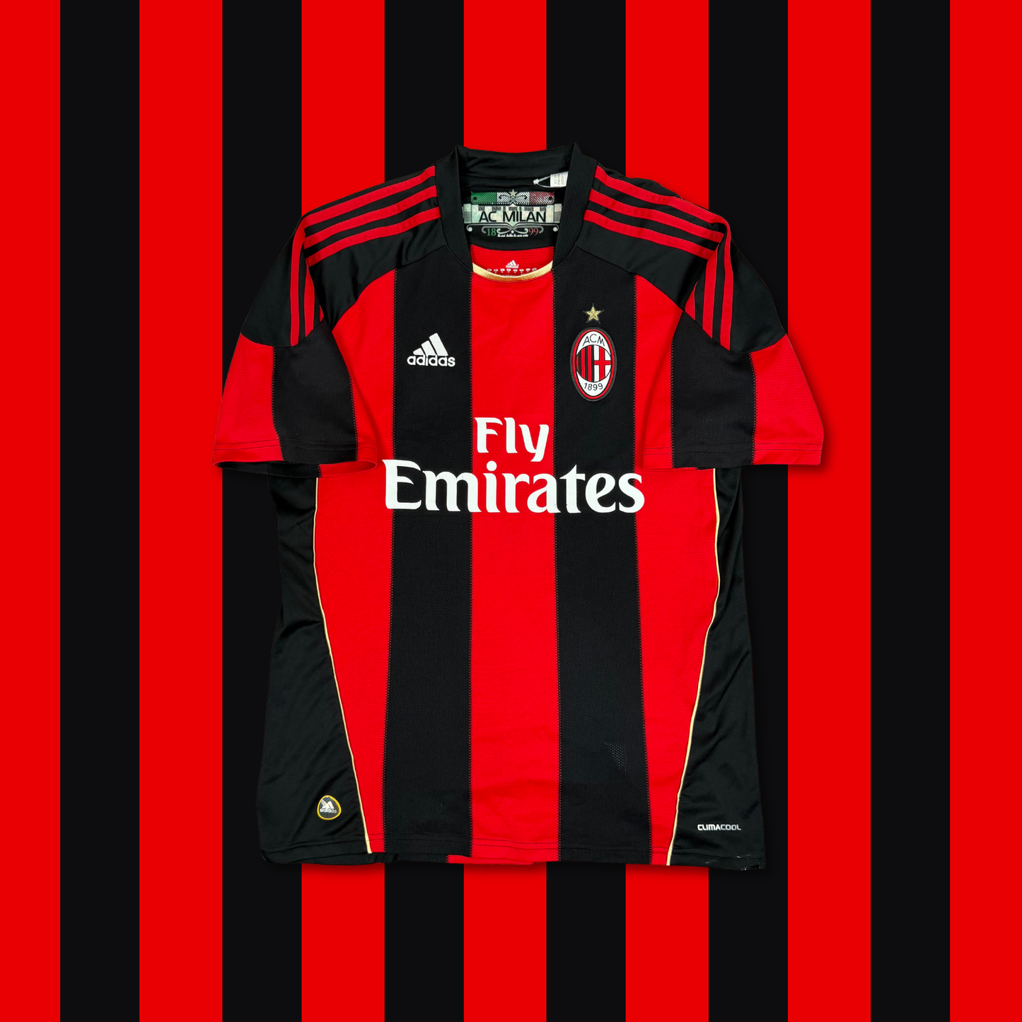 2010/11 AC Milan Home Shirt - Ronaldinho - L