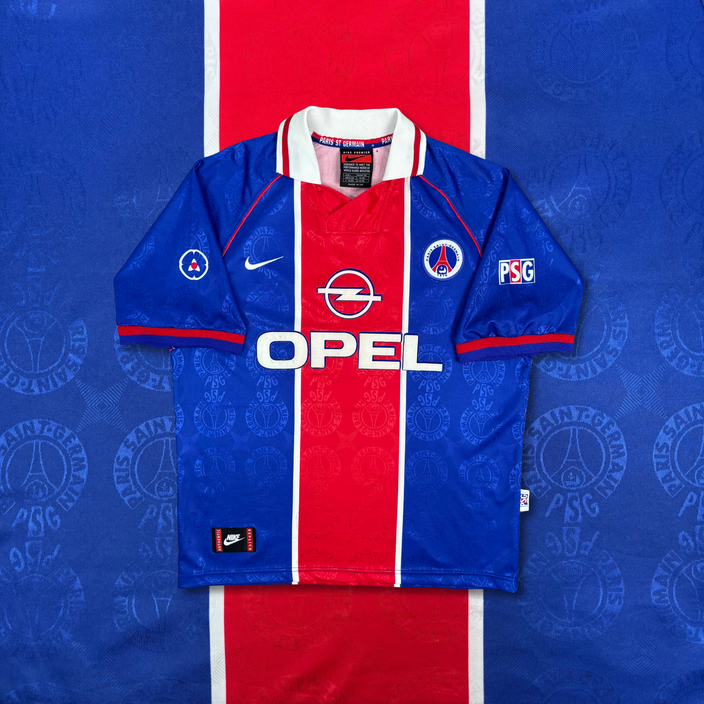 1996/97 Paris Saint Germain Home Shirt - L - Anelka