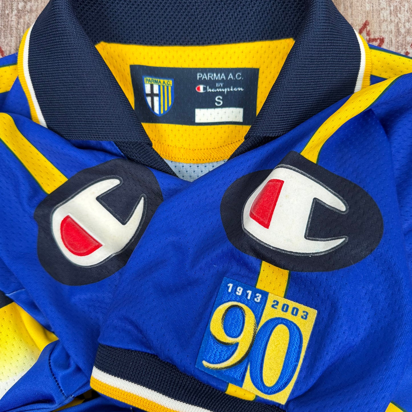 2001/02 Parma Home Shirt - Adriano - S