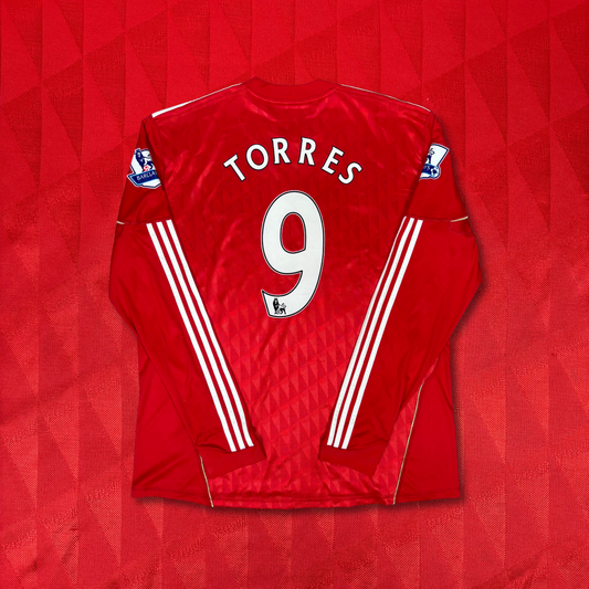 2010/11 Liverpool Home Shirt Longsleeve - Torres - XXL