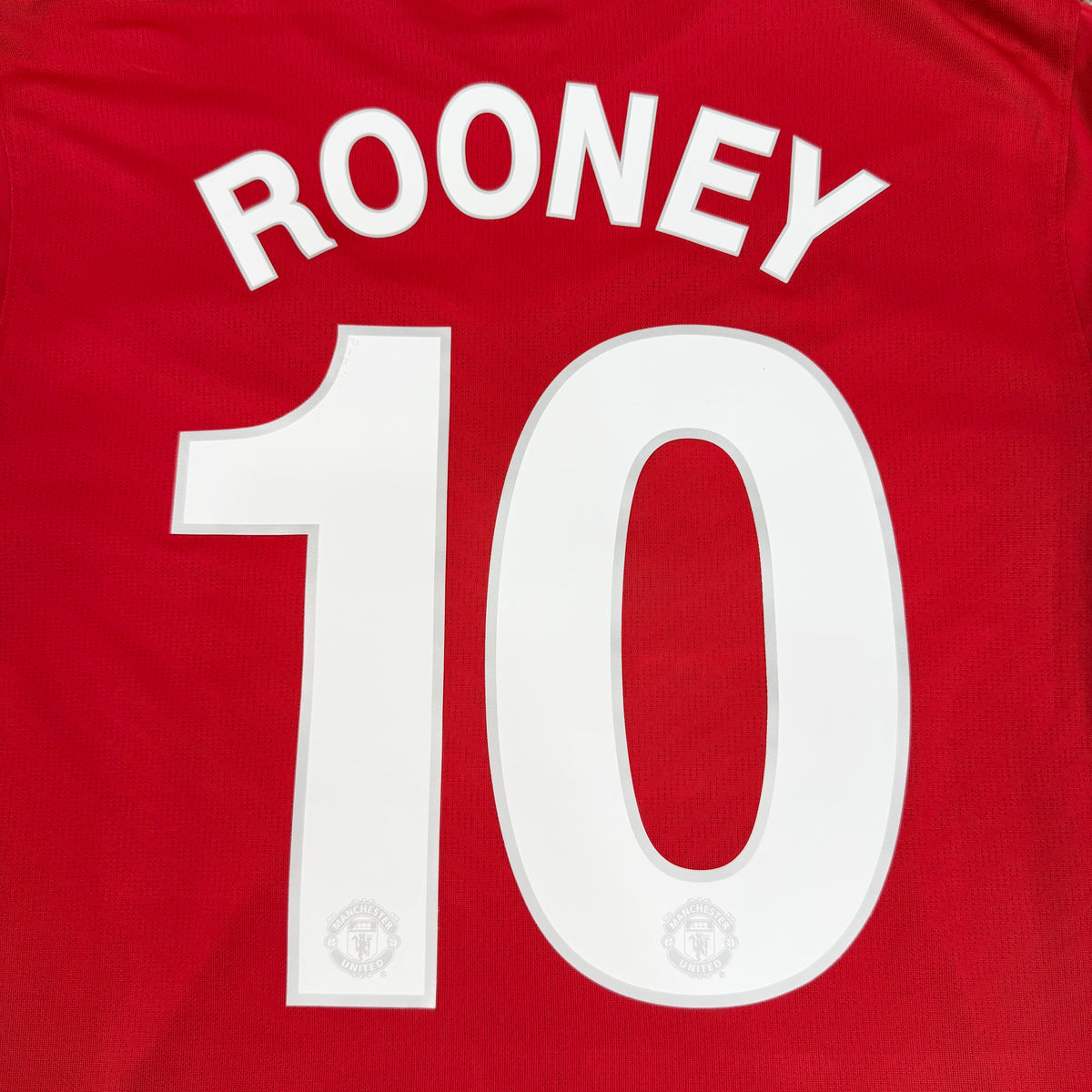 2009/10 Manchester United Home Shirt - Rooney - M