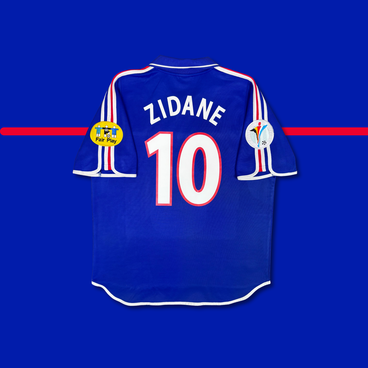 2000/01 France Home Shirt - Zidane - XL