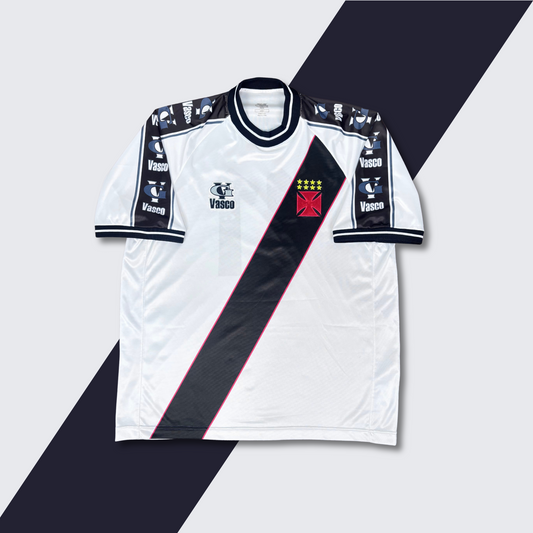 2001/02 Vasco De Gama Home Shirt - Romario - XL