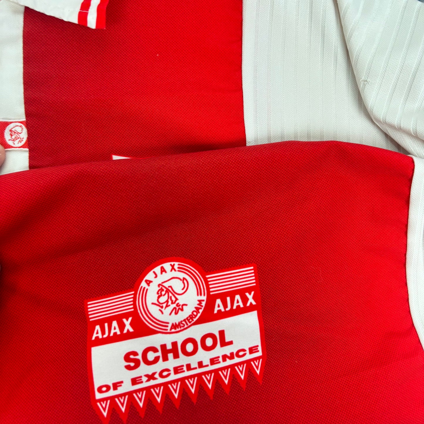 1997/98 Ajax Amsterdam Home Shirt with Short - Laudrup - L