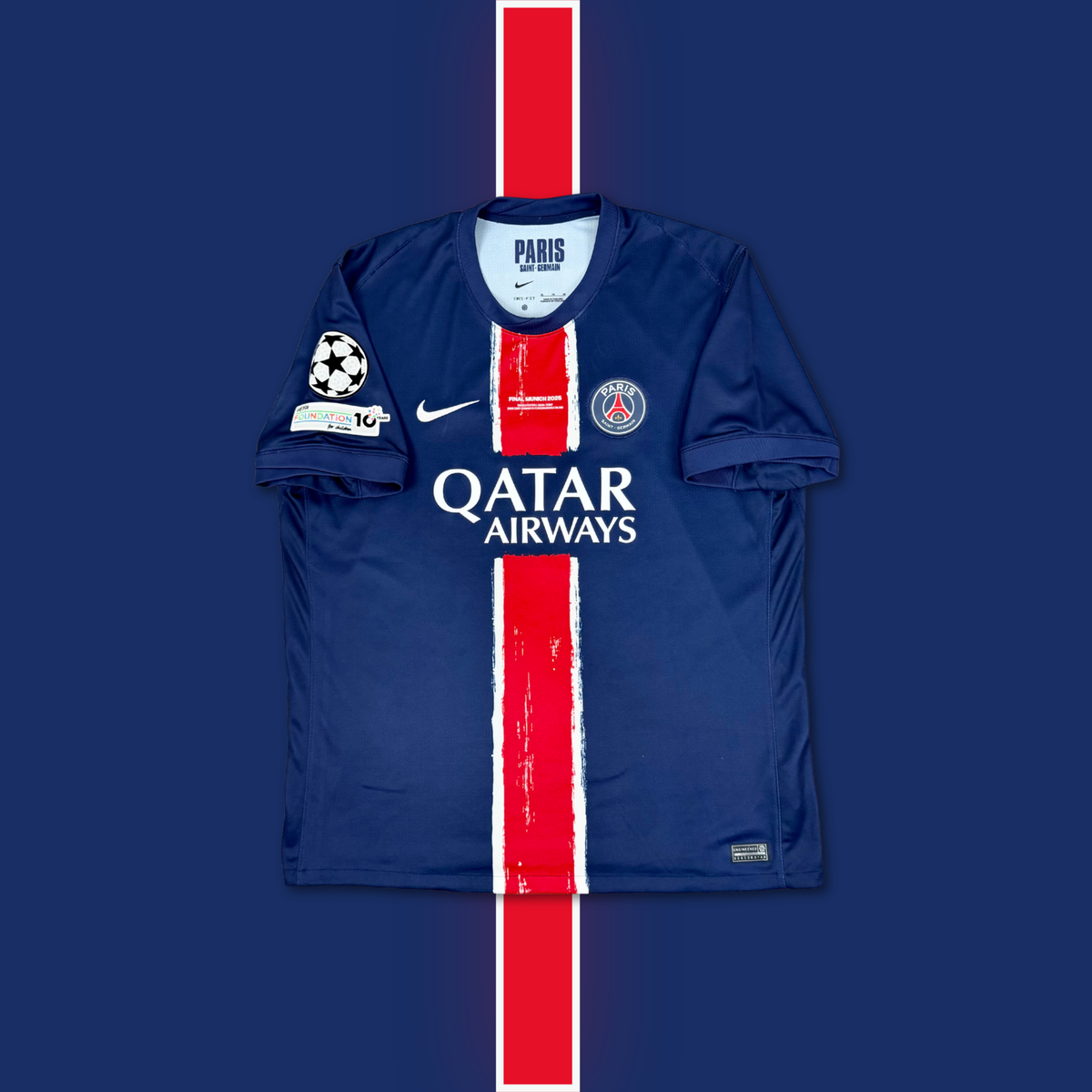 2024/25 Paris Saint-Germain Home Shirt  - Kvaratskhela - XL