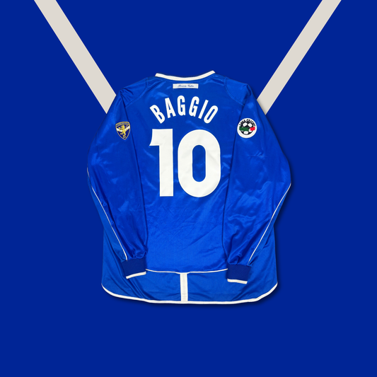 2002/03 Brescia Home Longsleeve Shirt - Baggio - XL