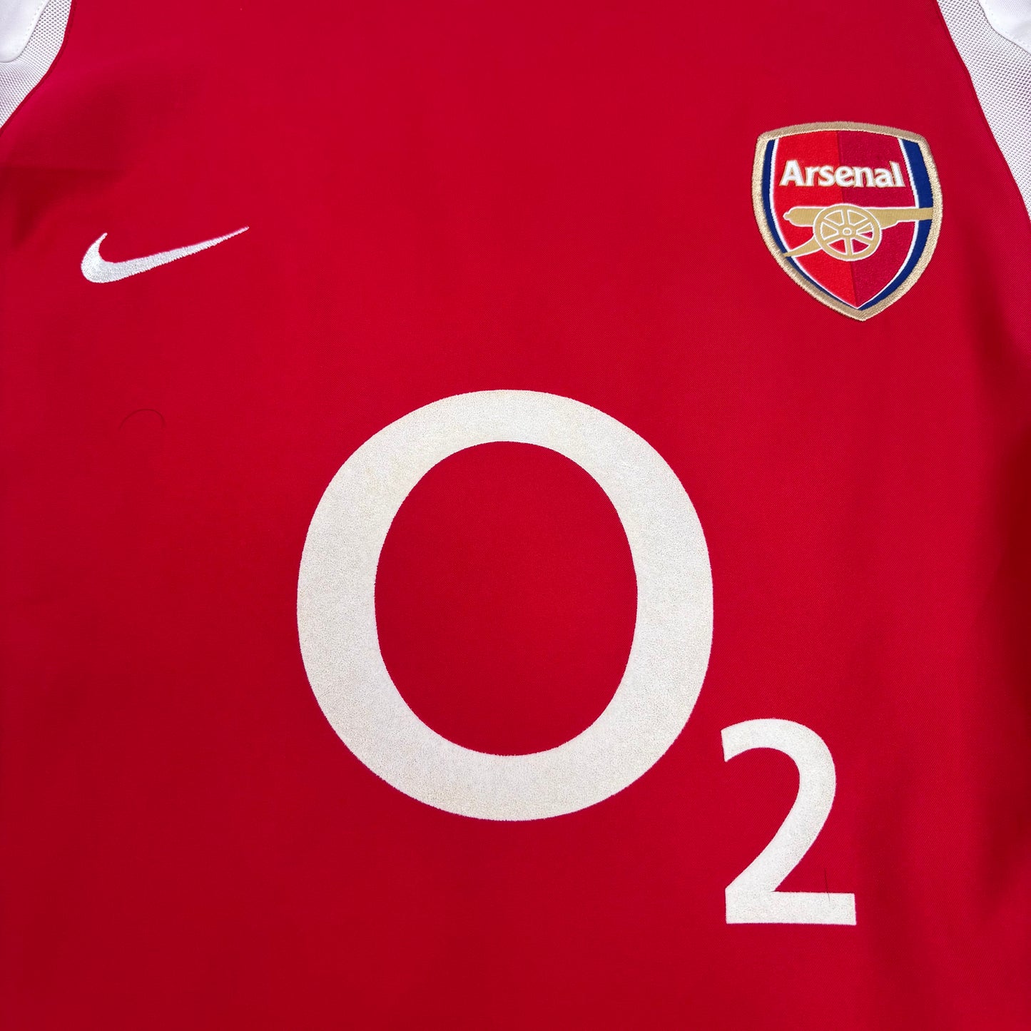 2003/04 Arsenal Home Longsleeve Shirt - Henry - M