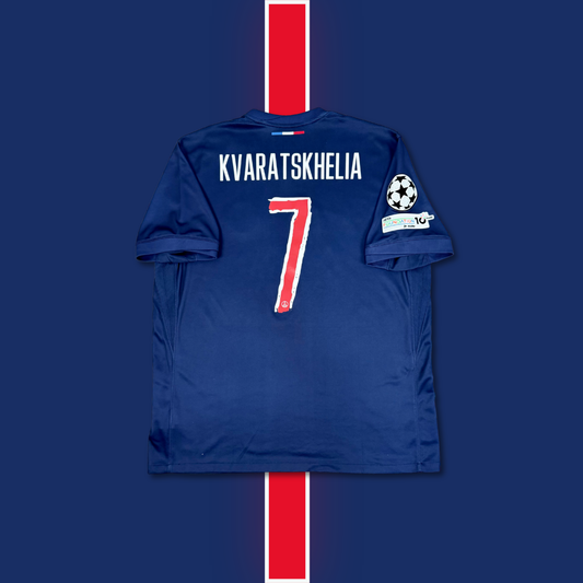 2024/25 Paris Saint-Germain Home Shirt  - Kvaratskhela - XL