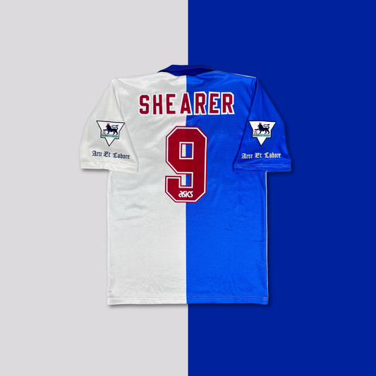 1994/95 Blackburn Rovers FC Home Shirt - Shearer - M