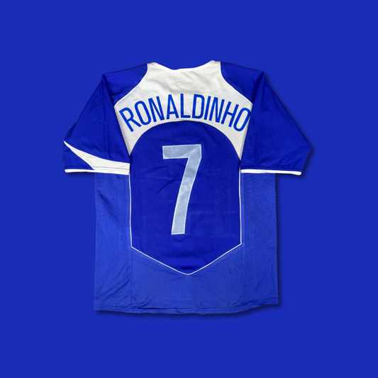 2004/05 Brazil Away Shirt - Ronaldinho - M