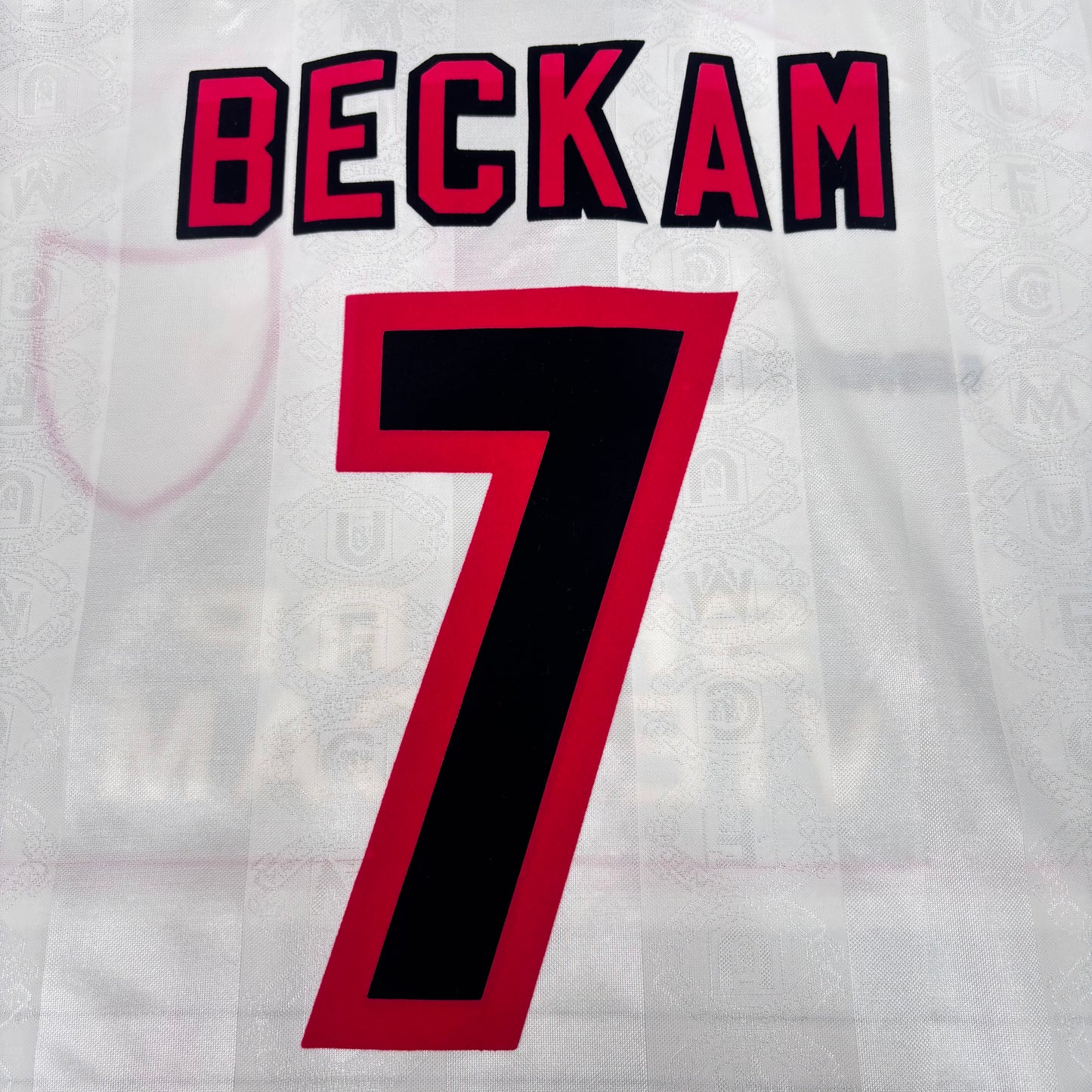 1997/98 Manchester United Away Longsleeve Shirt - David Beckham - M