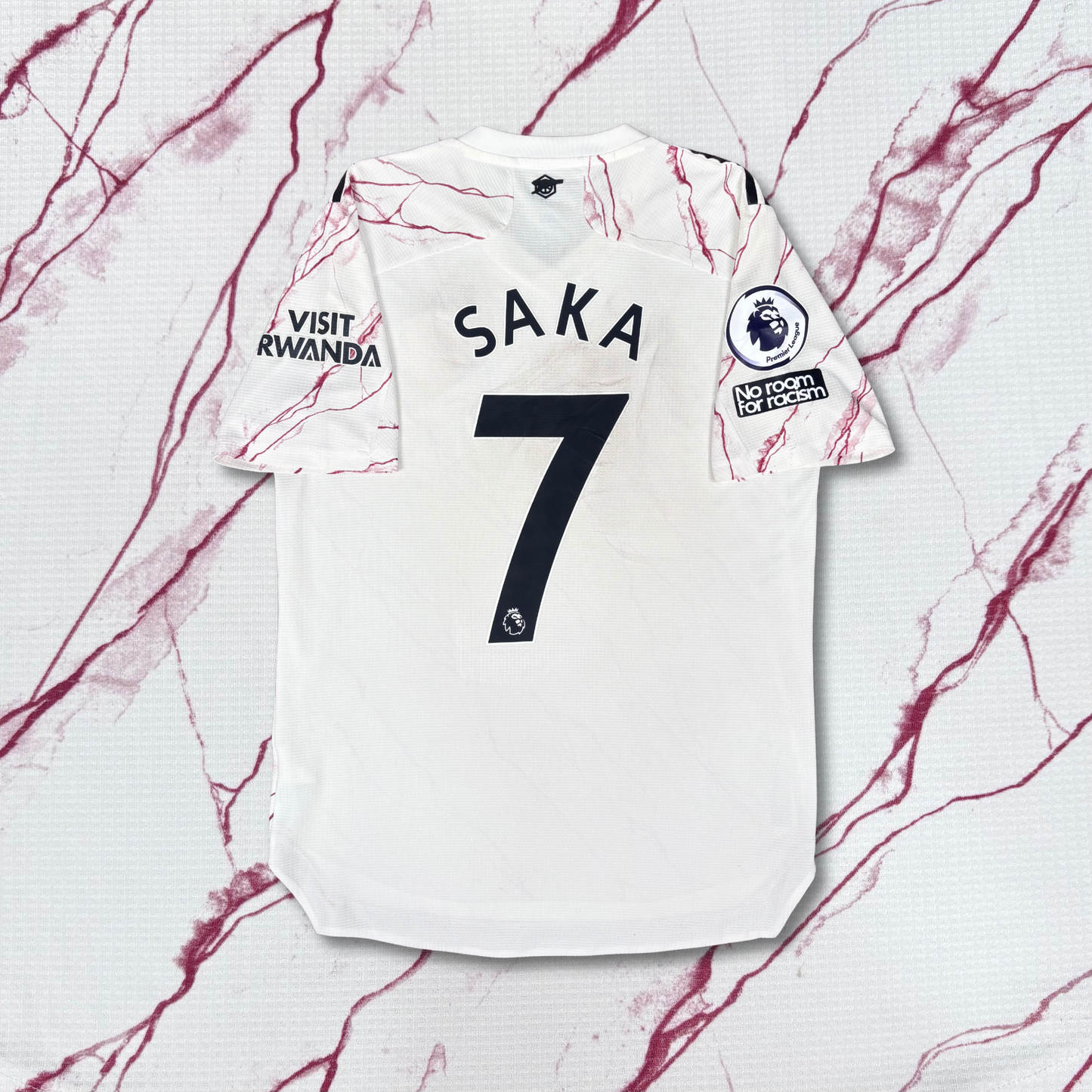 2020/21 Arsenal Away Shirt - Player Issue - Saka - L