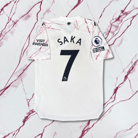 2020/21 Arsenal Away Shirt - Player Issue - Saka - L