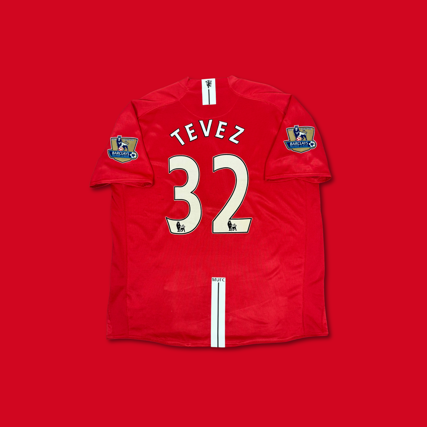 2007/08 Manchester United Home Shirt - Tevez - XXL