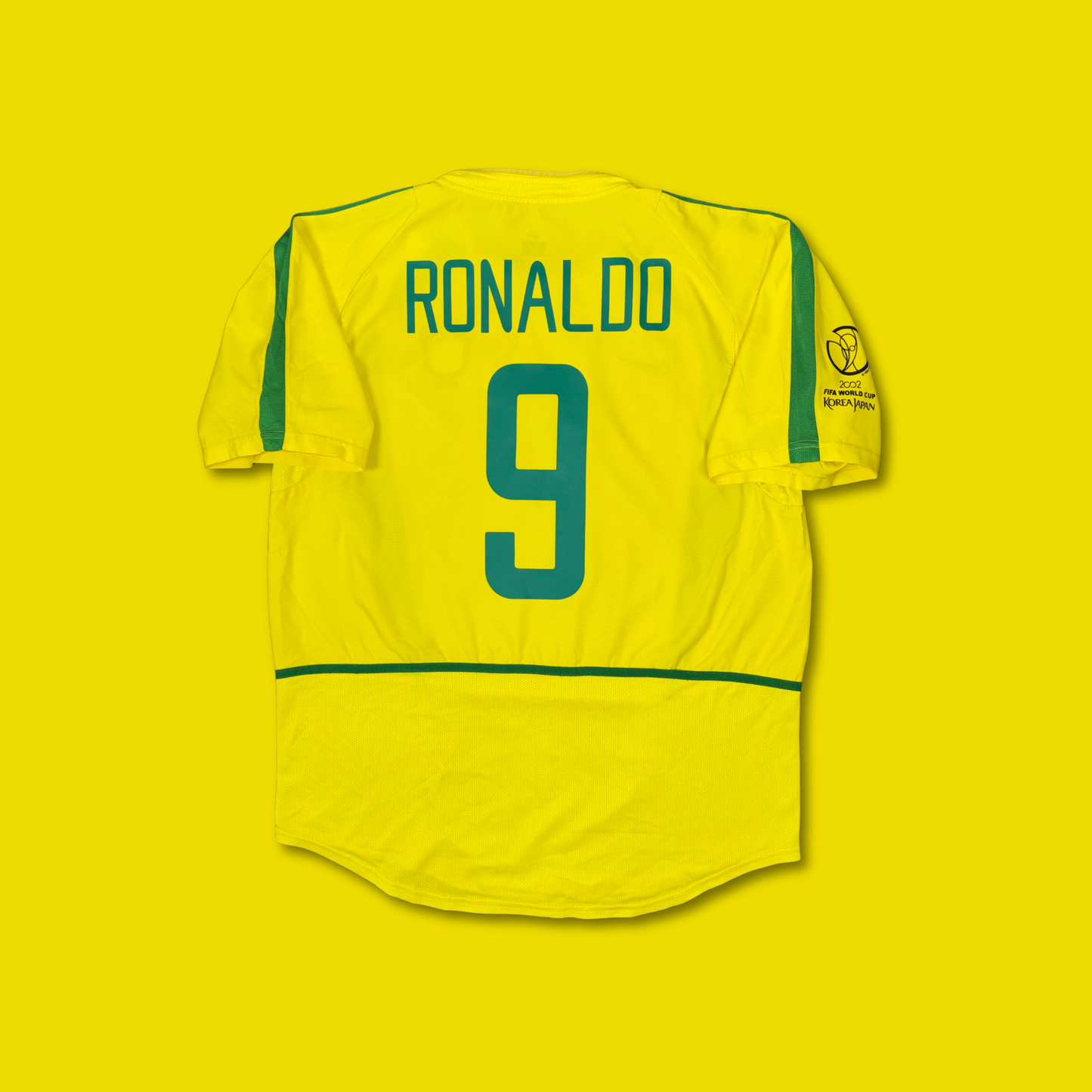 2002/03 Brazil Home Shirt - Ronaldo Nazario - L
