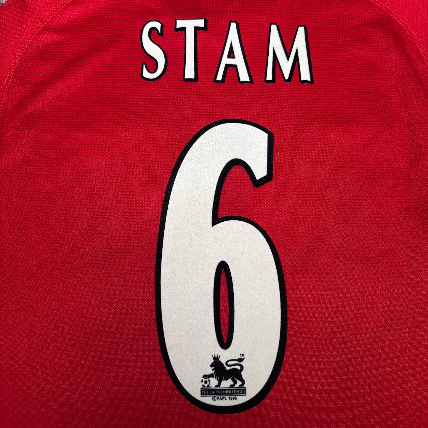 2000/01 Manchester United Home Shirt - Stam - L