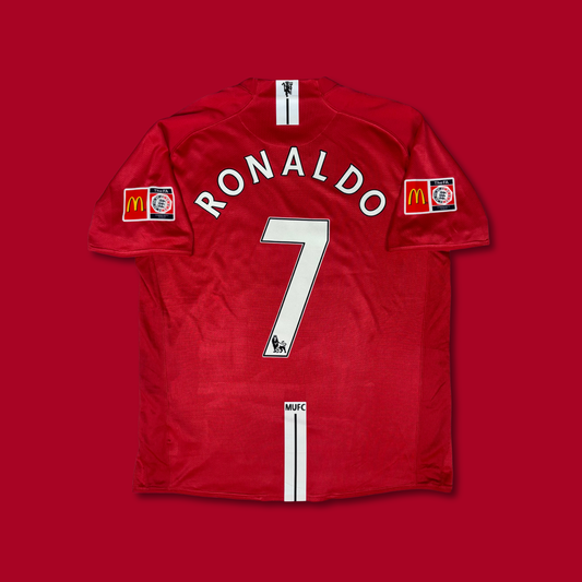 2007/08 Manchester United Home Shirt - Ronaldo - XL