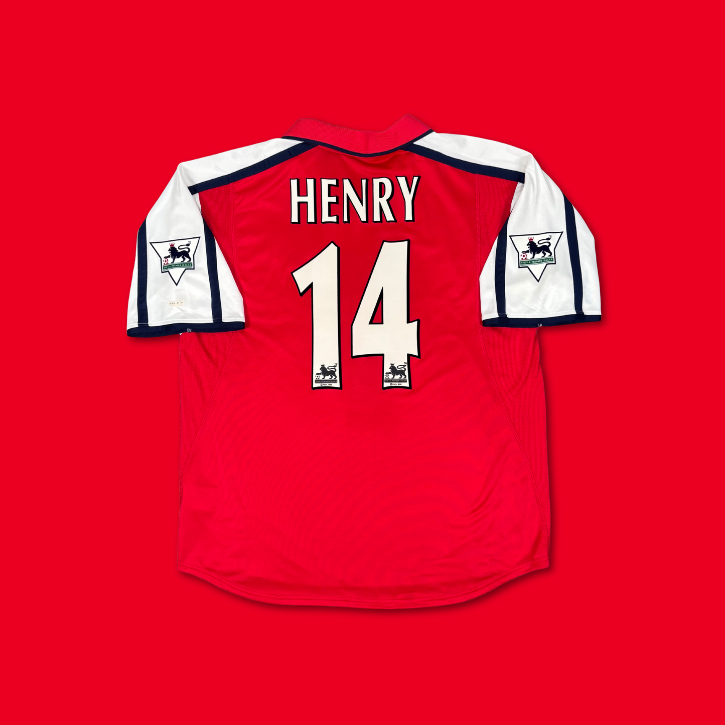 2000/01 Arsenal Home Shirt - Henry - XL