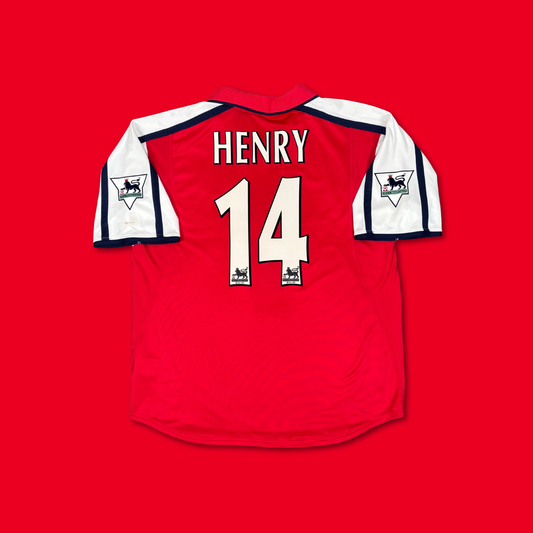 2000/01 Arsenal Home Shirt - Henry - XL