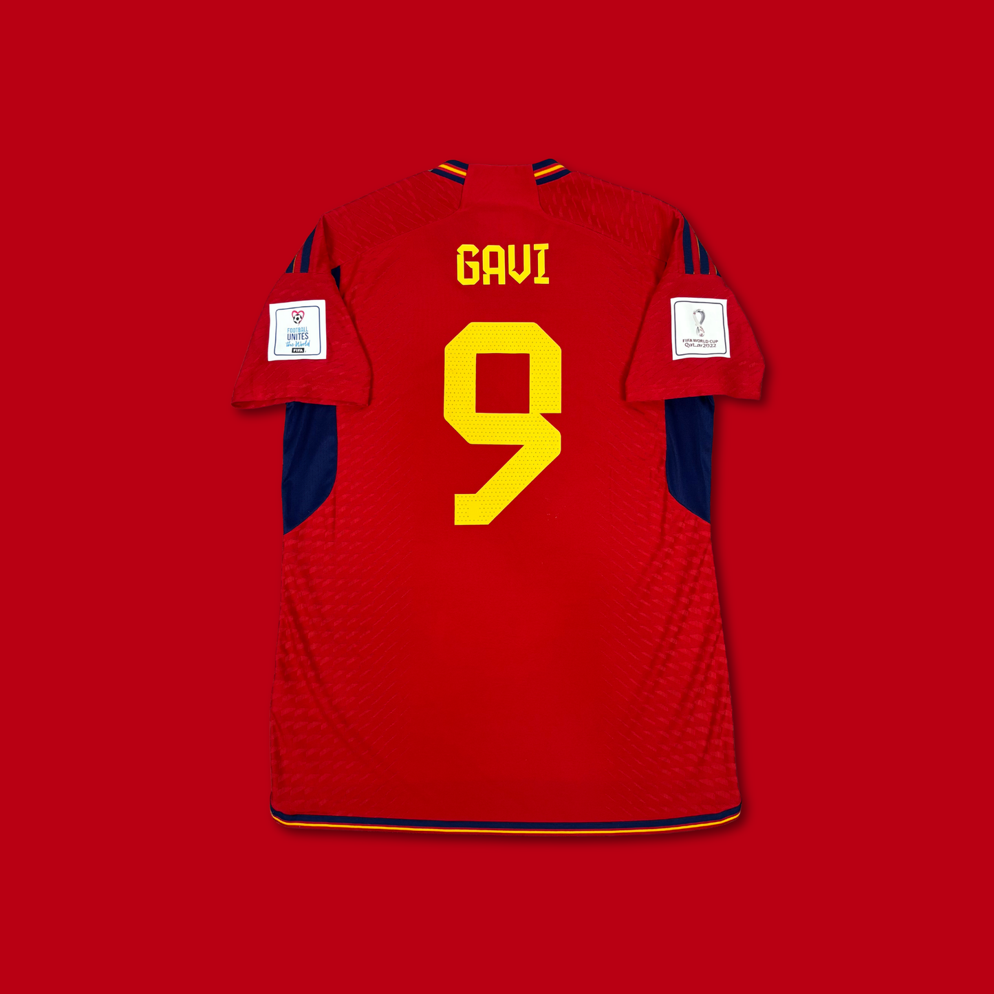 2022/23 Spain Home Shirt - Player Issue - Gavi - L - New With Tag