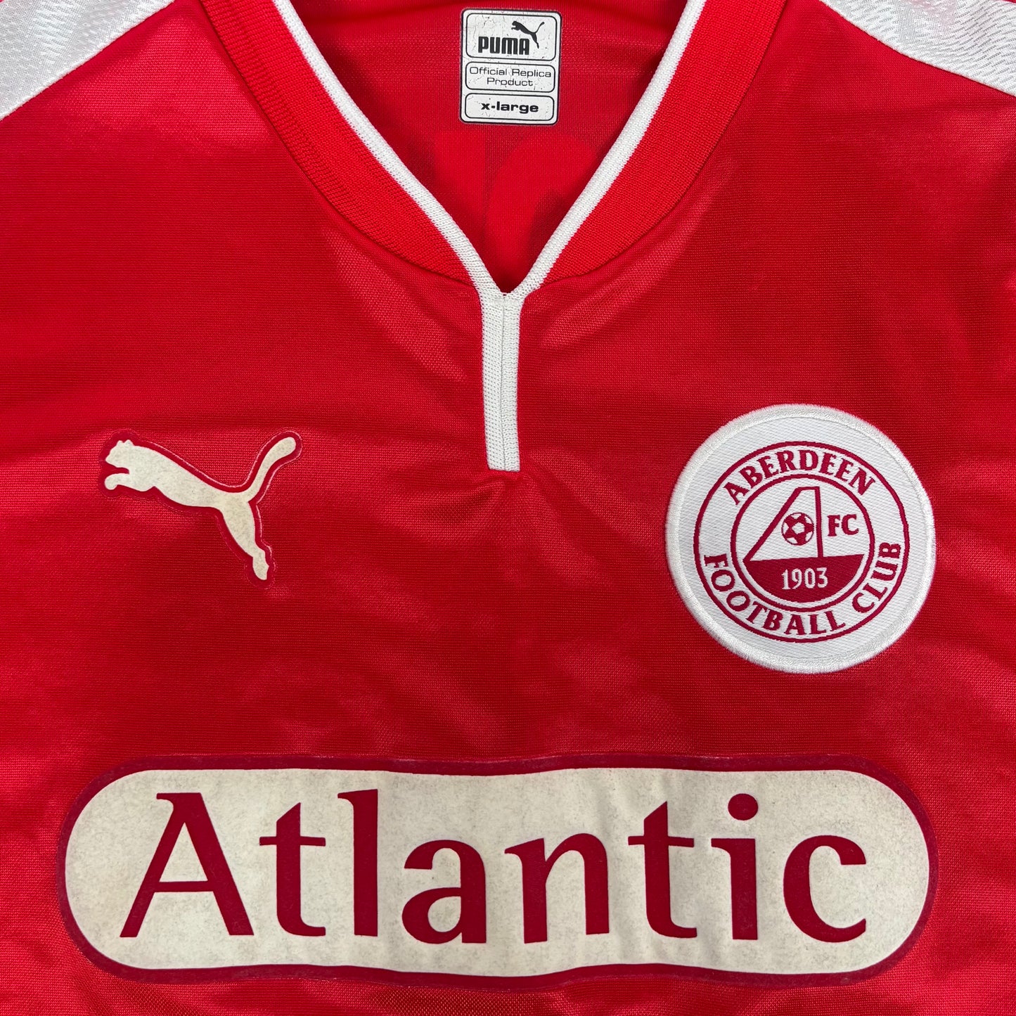 2000/01 Aberdeen FC Home Shirt - Zerouali - XL