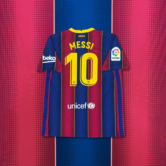 2020/21 Barcelona Home Shirt - Player Issue - Messi - XXL