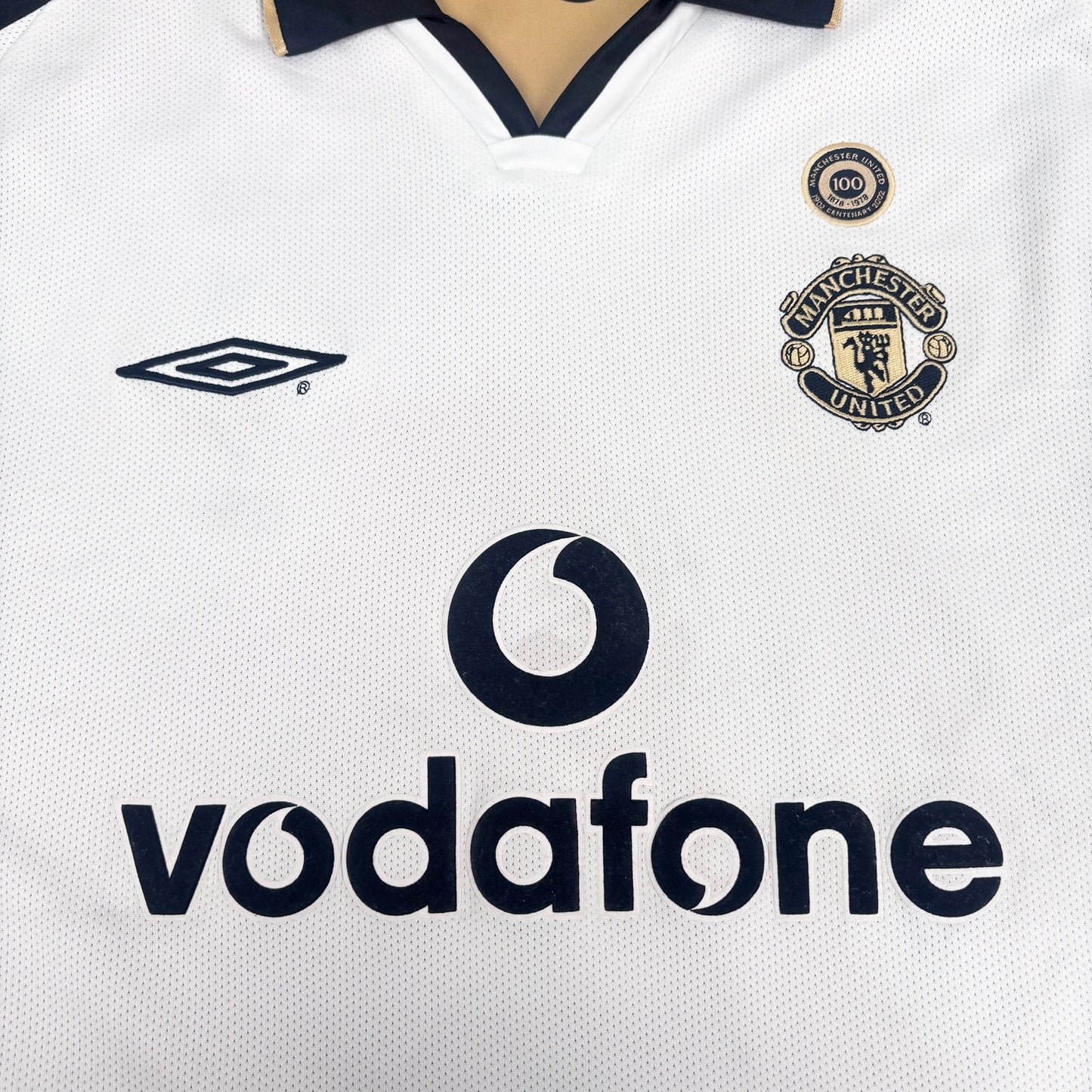 2001/02 Manchester United Centenary Shirt - Beckham - L