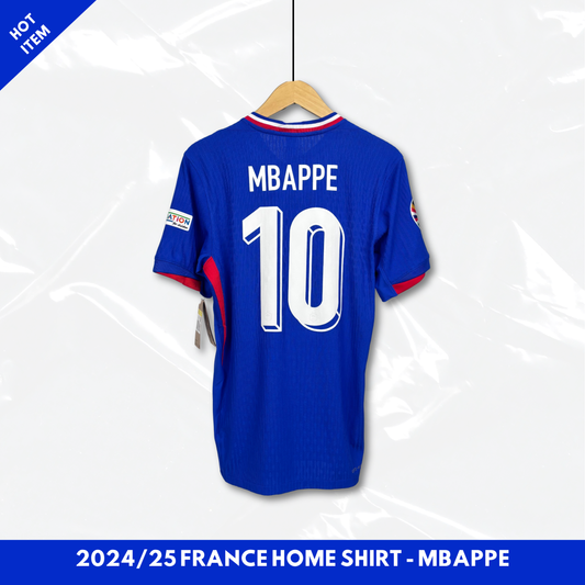 2024/25 France Home Player Issue Shirt - Mbappe - S