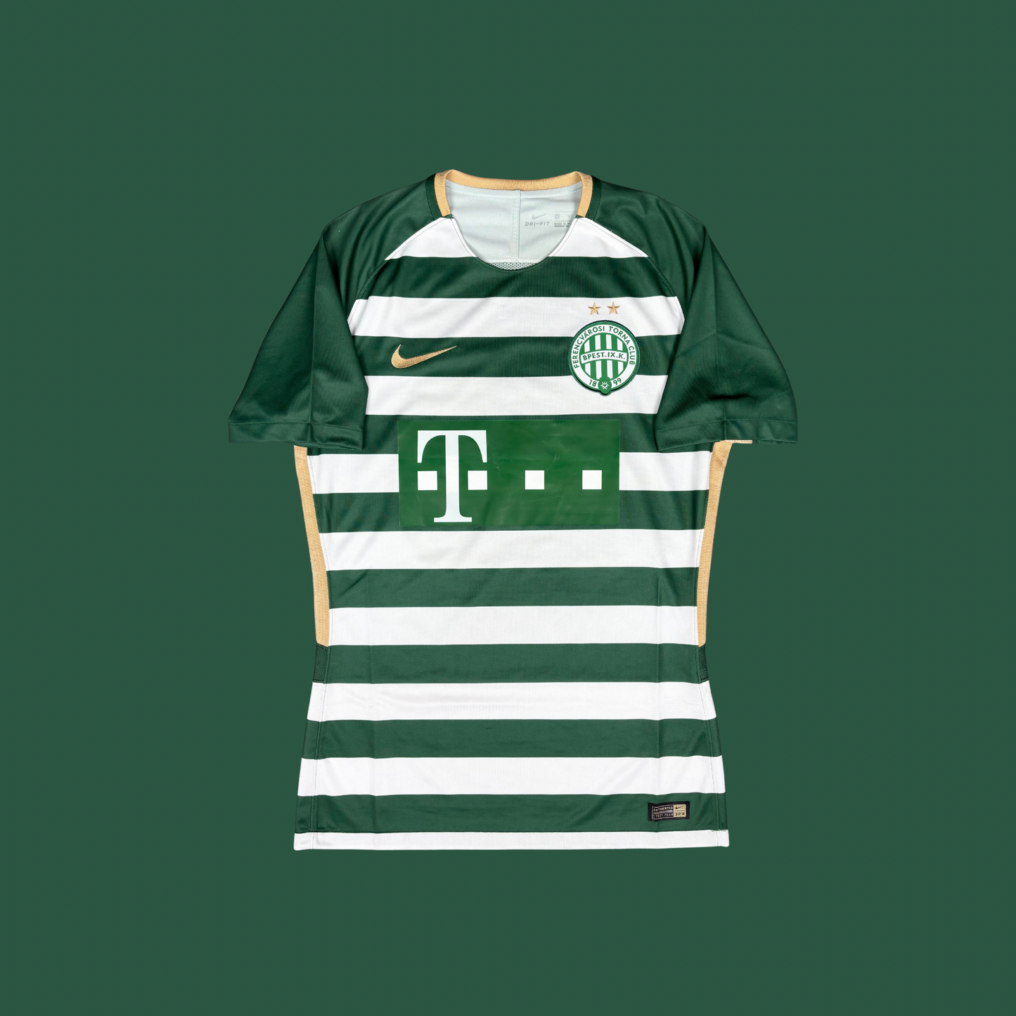 2016/17 Ferencvaros Home Shirt - Player Issue - Leandro - M