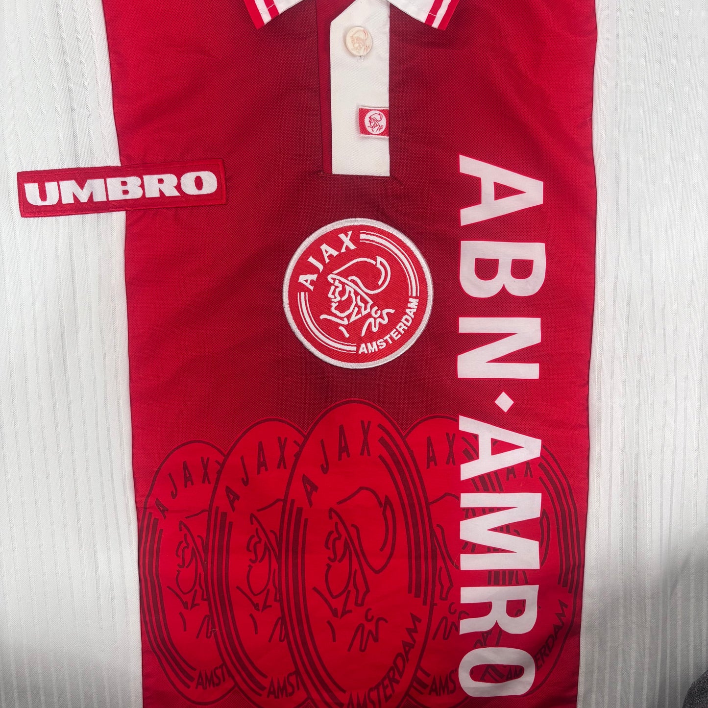 1997/1998 Ajax Amsterdam Home Shirt - Laudrup - L