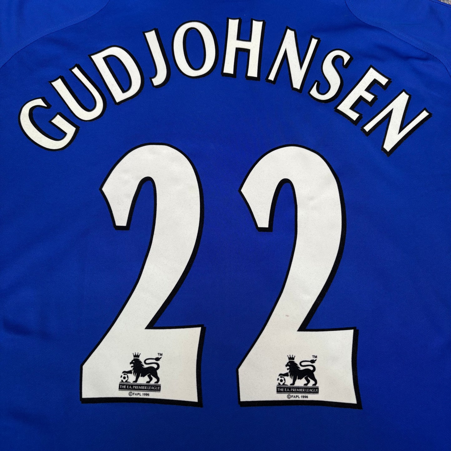 2001/02 Chelsea Home Shirt - Gudjohnsenn - L