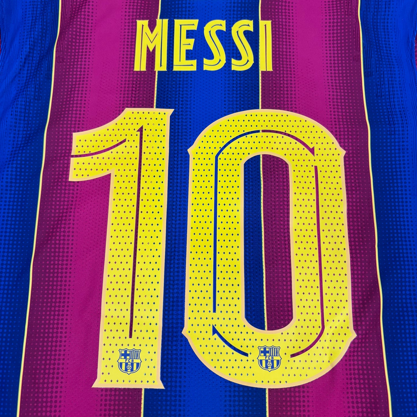 2020/21 Barcelona Home Shirt - Player Issue - Messi - M