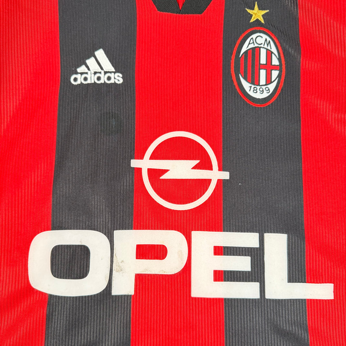 1998/99 AC Milan Home Longsleeve Shirt - Boban - M