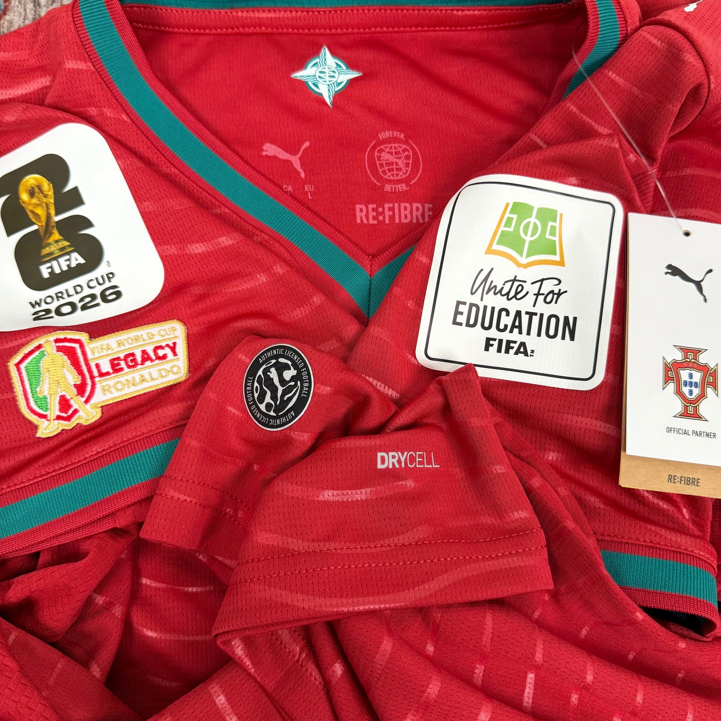 2026/27 Portugal Home Shirt - Cristiano Ronaldo - New with Tag - L