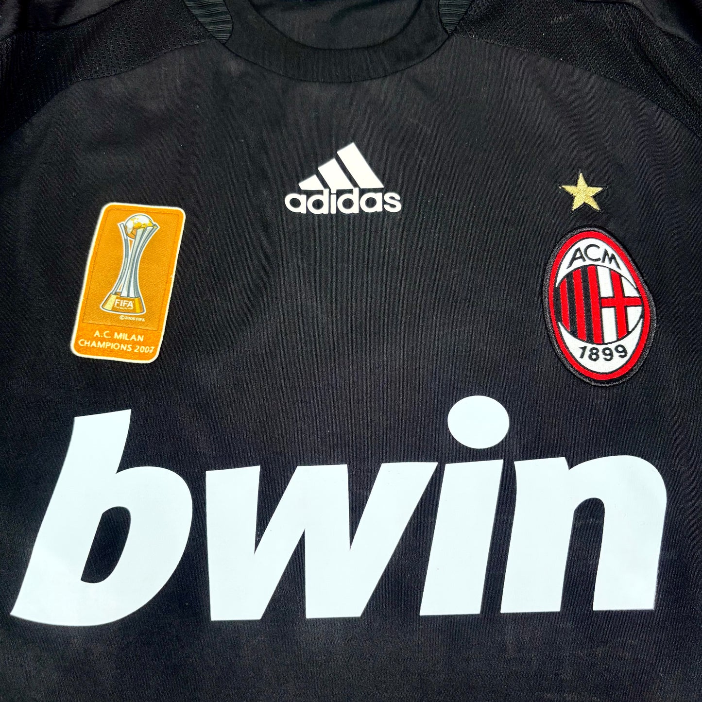2008/09 AC Milan Third Longsleeve Shirt - Player Issue - Beckham - L